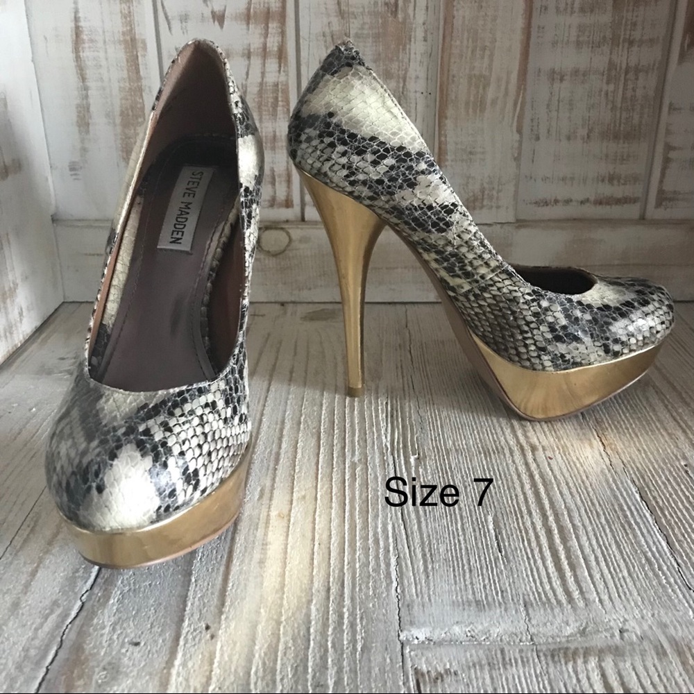 Snake Skin print Platform